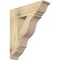Ekena Millwork Funston Traditional Rough Sawn Bracket, Douglas Fir, 6"W x 24"D x 28"H BKT06X24X28FST01RDF - alternate 1